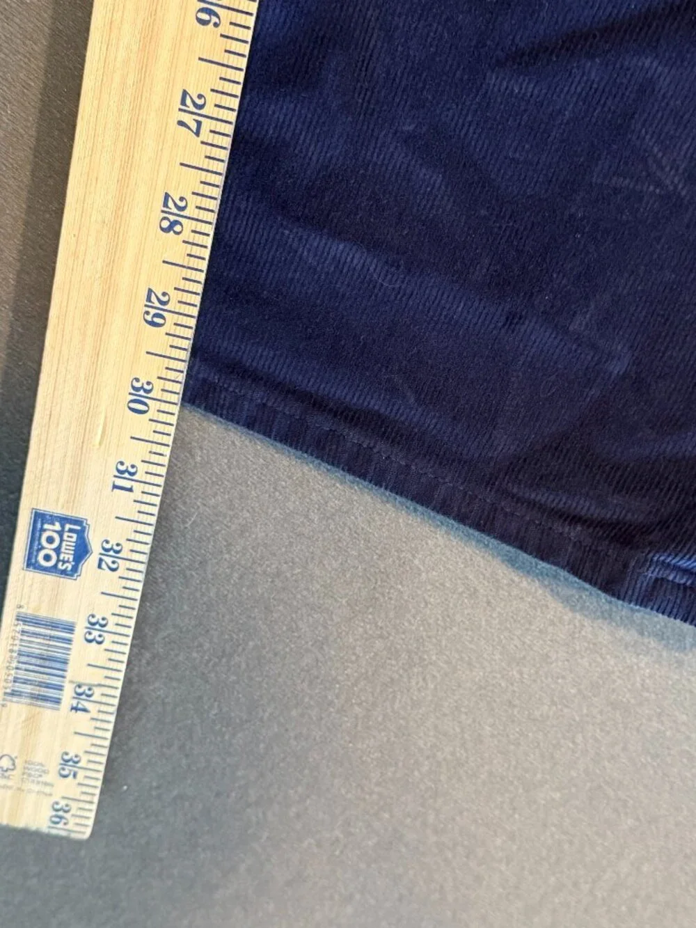 J.Crew Vintage Slim Straight Corduroy Pants Navy Blue Men’s 31T NWT
